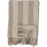 Přehoz z recyklované bavlny přírodní