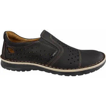 Pánská zdravotní obuv pánská zdravotní kožená obuv D 403/P - 09 49