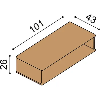 Komoda komoda FLABO závěsná FL2/1