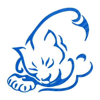 Samolepící dekorace SAMOLEPKA Kočka 030 levá (57 - 3D karbon modrý) NA AUTO, NÁLEPKA, FÓLIE, POLEP, TUNING, VLASTNÍ TEXT, TISK, AUTOSAMOLEPKY.cz, POLEPY, OBRÁZEK, LOGO, SAMOLEPKY