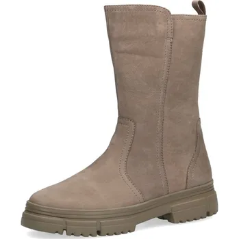 Dámské kozačky Kožená polokozačka 9-9-26408-29-317 Caprice béžová Barva: mud nubuc, Velikost: 39