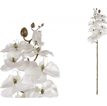 umělá květina Autronic UKK285-WH orchidea velkokvětá bílá