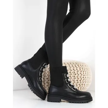 Dámská zimní obuv DoAndBe Kotníkové boty pro široká lýtka HBL-41B Velikost: 38