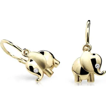 Náušnice Cutie Jewellery Dětské náušnice zlaté C1955Z