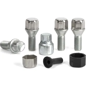 Šroubek na kolo Pojistné bezpečnostní šrouby M14x1,5x28 kužel, klíč 19, SICURIT BN428SW19