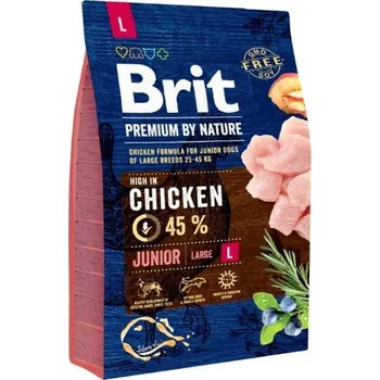 Krmivo pro psa Brit Premium by Nature Junior L 3kg
