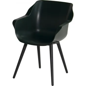 Sophie Studio Zahradní Jídelní Židle s područkami - night green