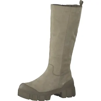 Dámské kozačky Kozačky z broušené kůže 9-9-26605-29-317 Caprice béžové Barva: mud nubuc, Velikost: 37