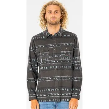 Pánská košile KOŠILE RIP CURL SOLID ROCK L/S - černá - L + při osobním odběru 1 367 Kč