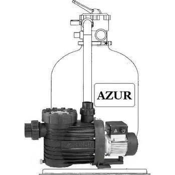 Ochranný vodní filtr Filtrační zařízení Azur KIT 480 na palete s čerpadlem Bettar Top 8, 8 m3/h s propojovacím potrubím