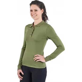 Dámské tričko BUSSE Triko polo Deloran Tech BUSSE, dámské, winter olive L