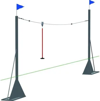 Dětská houpačka BERGER – HUCK Lanová dráha k zabetonování