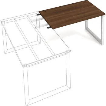 Psací stůl HOBIS US O 1200 RU stůl řetězící do úhlu