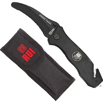 Pracovní nůž RUI / K25 Nůž zavírací RUI 19009 záchranář černý