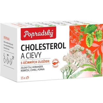 Čaj Baliarne obchodu Poprad Popradský - Bylinný cholesterol a cévy, 22,5 g