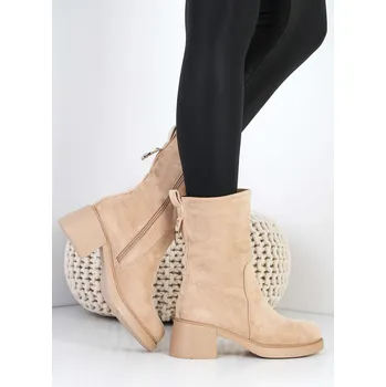 Dámské kozačky DoAndBe Dámské kozačky na podpatku HBL-59BE Velikost: 38