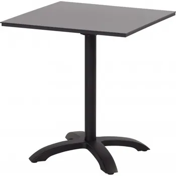 Zahradní stůl Sklopný Zahradní stůl Sophie Bistro 68 x 68 cm - černý