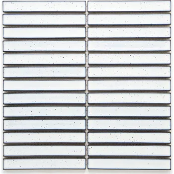 Obklad Keramická mozaika KIT KAT bílá 20x145mm