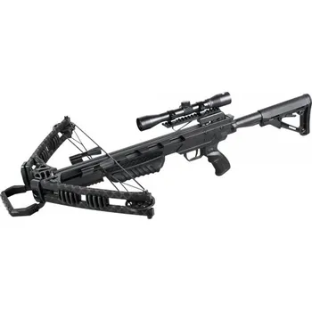 Kuše Lovecká kladková kuše Magpul cage 185lbs + kušohled 4x32