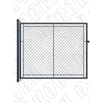 branka Zahradní branka šíře 1500 mm s okem na visací zámek antracit