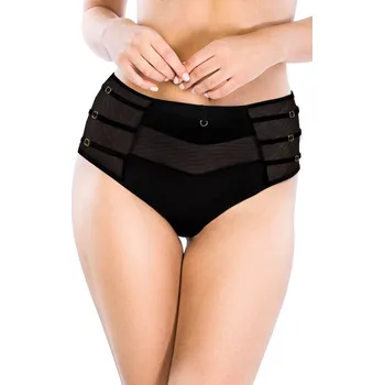 Kalhotky Vysoké dámské kalhotky NAKED 19064 BLACK černá S