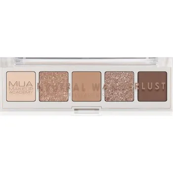 Přípravek na oči MUA Makeup Academy Professional 5 Shade Palette paletka očních stínů odstín Neutral Wanderlust 3,8 g