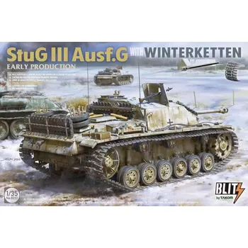 Plastikový model Takom 1/35 StuG.III Ausf.G early production with Winterketten