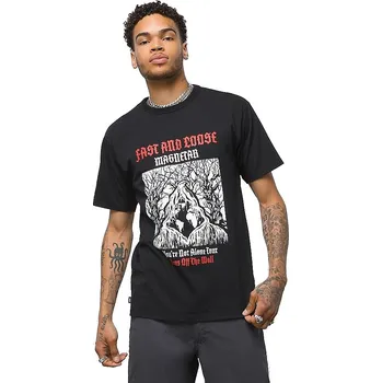 Pánské oblečení tričko Vans Fast And Loose OTW - Black M