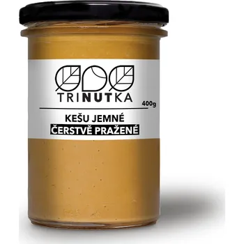 TriNutka Kešu máslo jemné čerstvě pražené 400 g