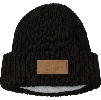 Čepice Čepice Bauer Fleece Lined Toque SR, černá, Senior Bauer