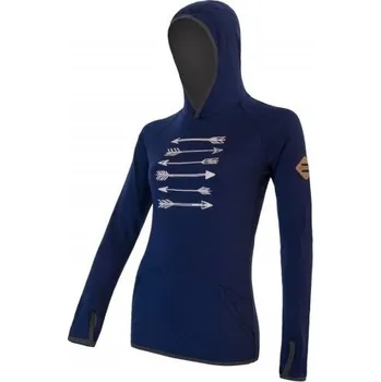 Oblečení a móda Mikina dámská SENSOR MERINO UPPER ARROWS, modrá Velikost: M