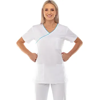 IREA Halena IRENA Obvod hrudi: 50 | 106-110 cm, Barva: Bílá s růžovým doplňkem | na zakázku