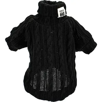 Obleček pro psa Surtep Svetr/rolák s rukávem pro psa Spring černá M