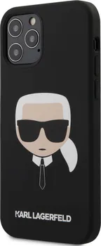 Pouzdro na mobilní telefon Karl Lagerfeld Head pro Apple iPhone 12/12 Pro černé