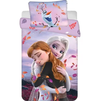 Povlečení Jerry Fabrics Disney Frozen 2 Hug 100 x 135, 40 x 60 cm zipový uzávěr