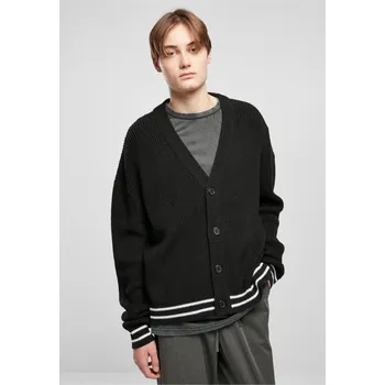Pánská móda Sporty Boxy Cardigan - black XL