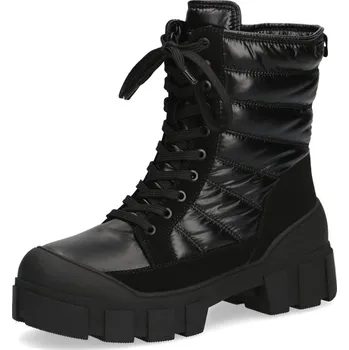 Dámská zimní obuv Sněhule s texovou membránou 9-9-26220-29-019 Caprice černé Barva: black comb, Velikost: 37