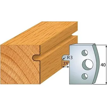 Fréza IGM profil 010 - pár nožů 40x4mm SP