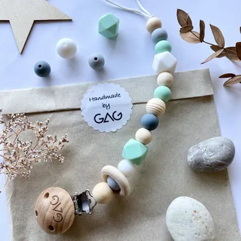 klip na dudlíky GAG design Drždudlík Minťák