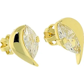 Náušnice Goldstore Náušnice zlato broušený zirkon Váha: 1.69 g
