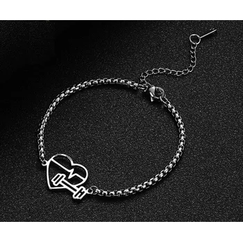 Náramek B-TOP Náramek z nerezové oceli Láska ke sportu