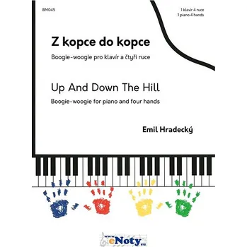 Emil Hradecký: Z kopce do kopce - 1 klavír 4 ruce Kniha