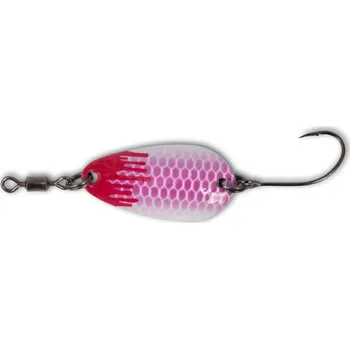 Umělá nástraha ZEBCO QUANTUM Magic Trout Bloody Loony Spoon 2,5cm 2g Růžová/Bílá