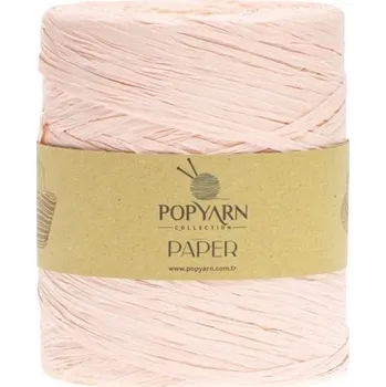 Příze POPYARN Papírová příze Paper B524 - růžová, 250g 360m