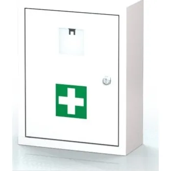 Lékárnička Kovová lékárnička - střední, zámek/sklo KL 12S/A3