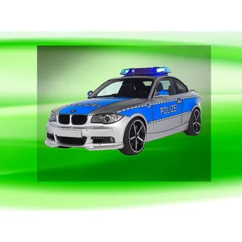 Nášivka POLICIE BMW Německo DTF nažehlovačka 8x4cm (nažehlovačka policejní auto)