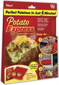 Verk Potato Express pytlík na přípravu brambor červený