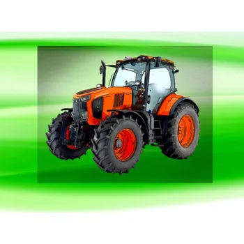 Nášivka KUBOTA DTF nažehlovačka 8x6 cm (nažehlovačka s traktorem)