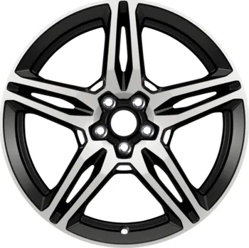 Alu kolo Kolo z lehké slitiny 19" Provedení s 5 x 2 paprsky v černé barvě s frézovaným povrchem