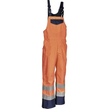 montérky Reflexní pracovní kalhoty nehořlavé COFRA MELK Barva: Reflexní oranžová, Velikost: S